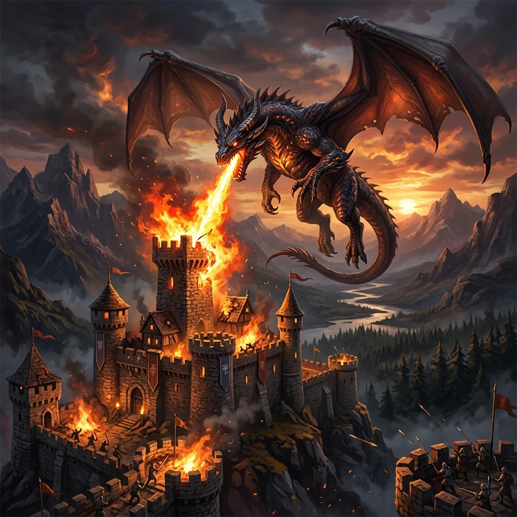 Dragons Fire at Slotsgallery